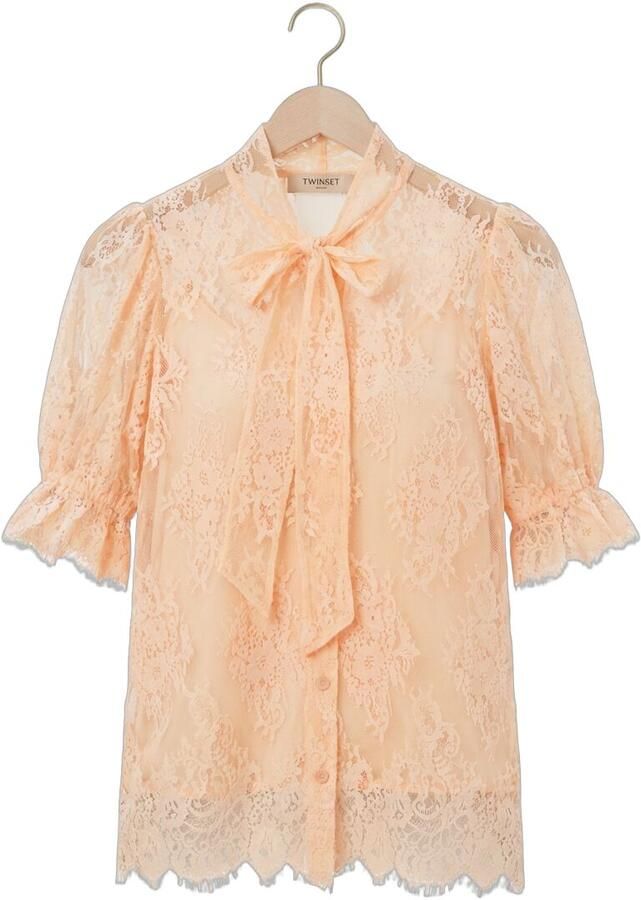 TWINSET MILANO Dames Blouses 261tp2625 Perzik - Foto 2