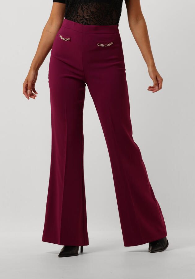 Twinset Paarse Elegante Pantalon Purple Dames - Foto 3