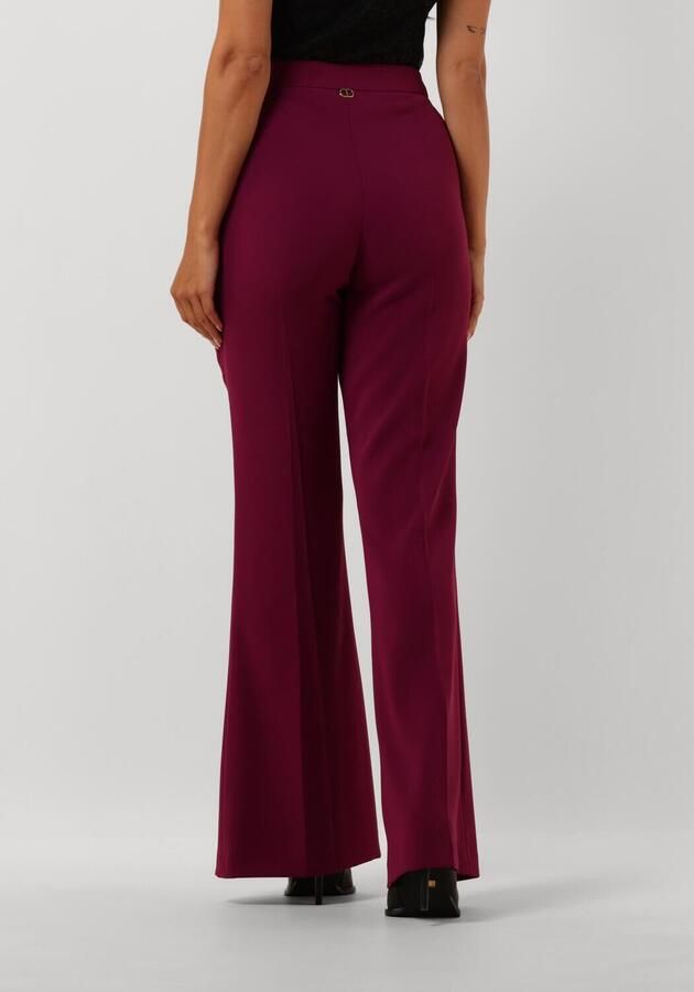 Twinset Paarse Elegante Pantalon Purple Dames