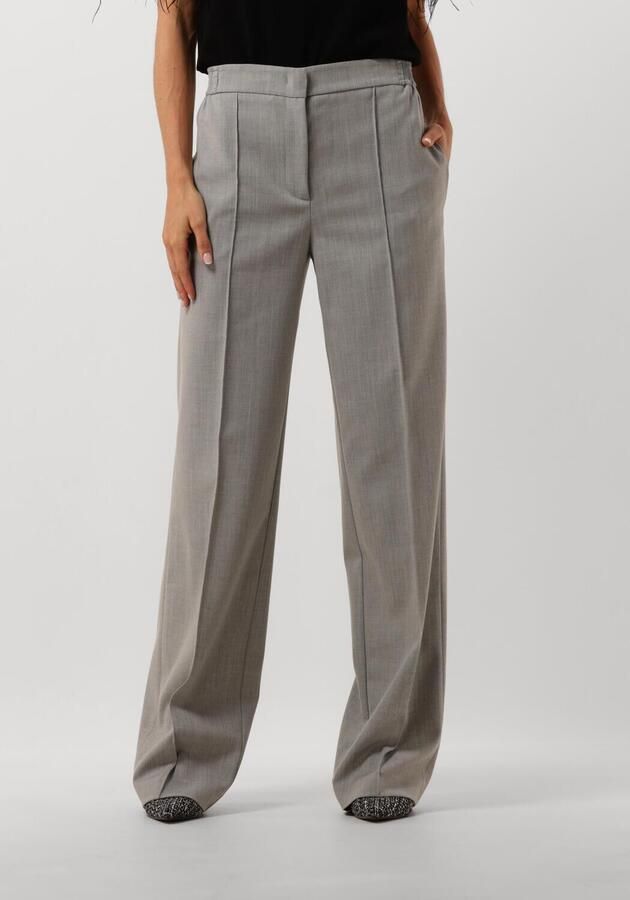 Twinset Elegante Wollen Blend Broek Gray Dames - Foto 3