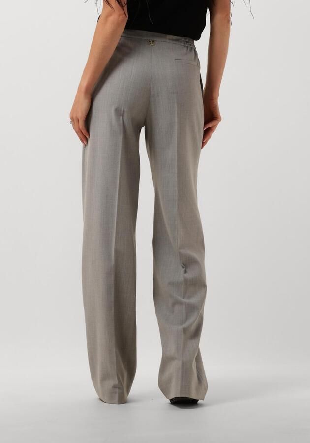 Twinset Elegante Wollen Blend Broek Gray Dames - Foto 1