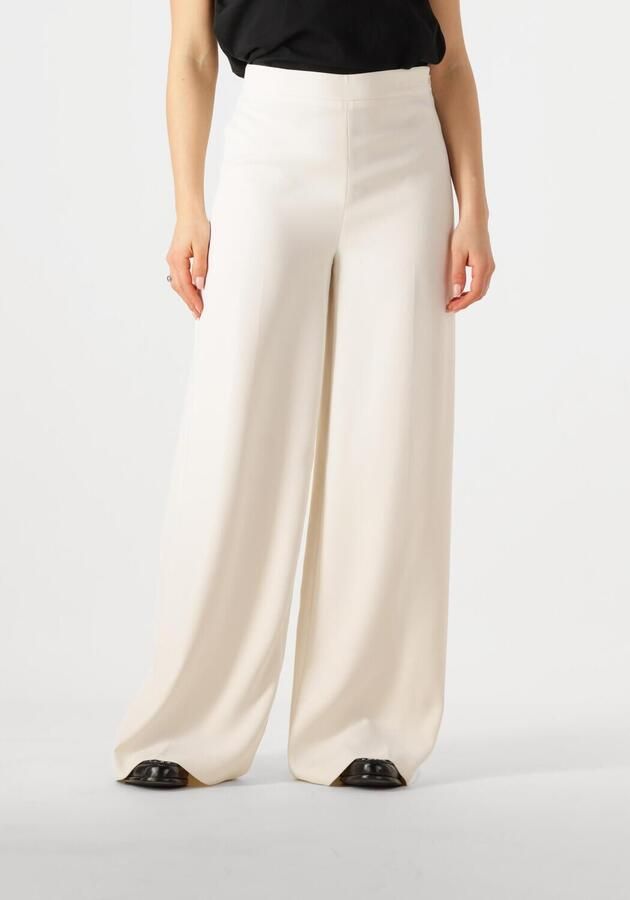 Twinset Elegante polyesterbroek in vloeiende stof White Dames - Foto 4