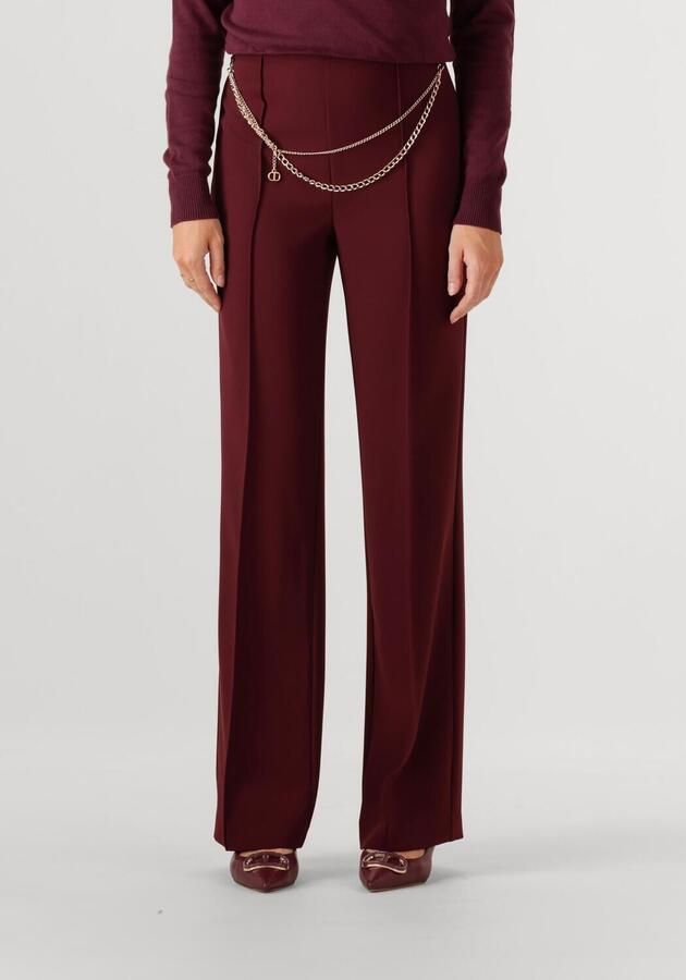 TWINSET MILANO Dames Broeken 252tp2281 Bordeaux - Foto 4