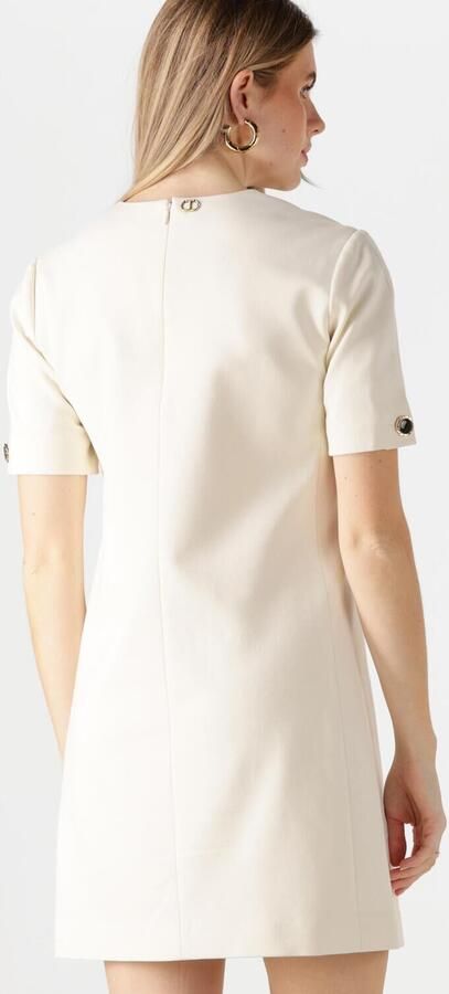 Twinset Viscose jurk met elegante stijl Beige Dames - Foto 3