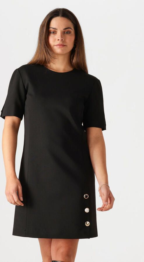 Twinset Zwarte Mini Jurk Elegante Stijl Black Dames - Foto 4