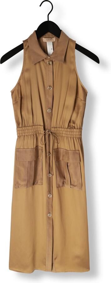 TWINSET MILANO Dames Jurken 251tt2270 Beige - Foto 3