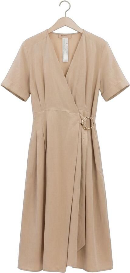 TWINSET MILANO Dames Jurken 261tt2554 Beige - Foto 3
