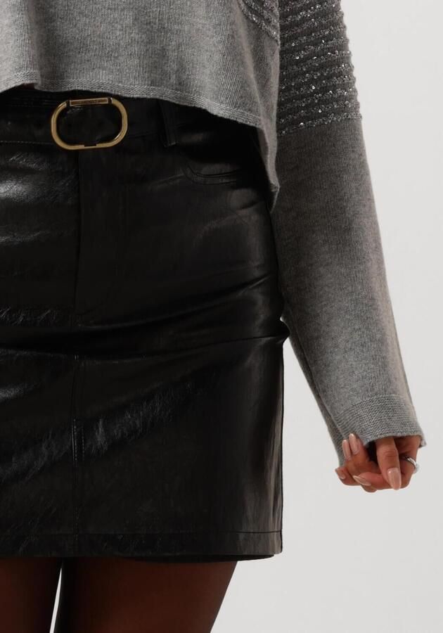 Twinset Zwarte Minirok Elegant Look Black Dames - Foto 3