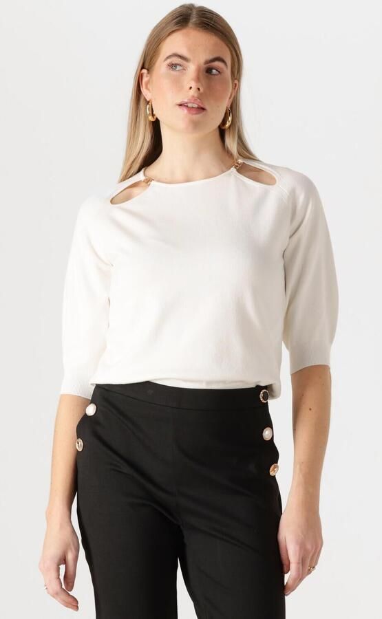 TWINSET MILANO Dames Tops & T-shirts 251tp3490 Wit - Foto 4