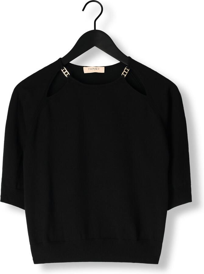 TWINSET MILANO Dames Tops & T-shirts 251tp3490 Zwart