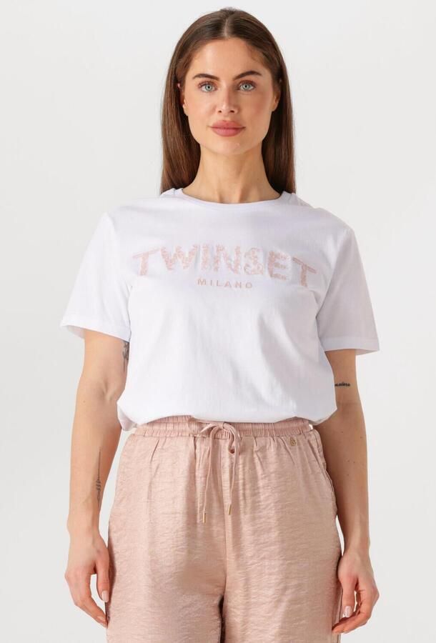 TWINSET MILANO Dames Tops & T-shirts 251tt2042 Wit - Foto 4