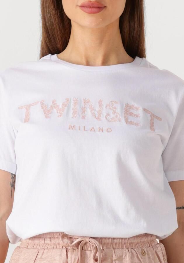 TWINSET MILANO Dames Tops & T-shirts 251tt2042 Wit - Foto 3