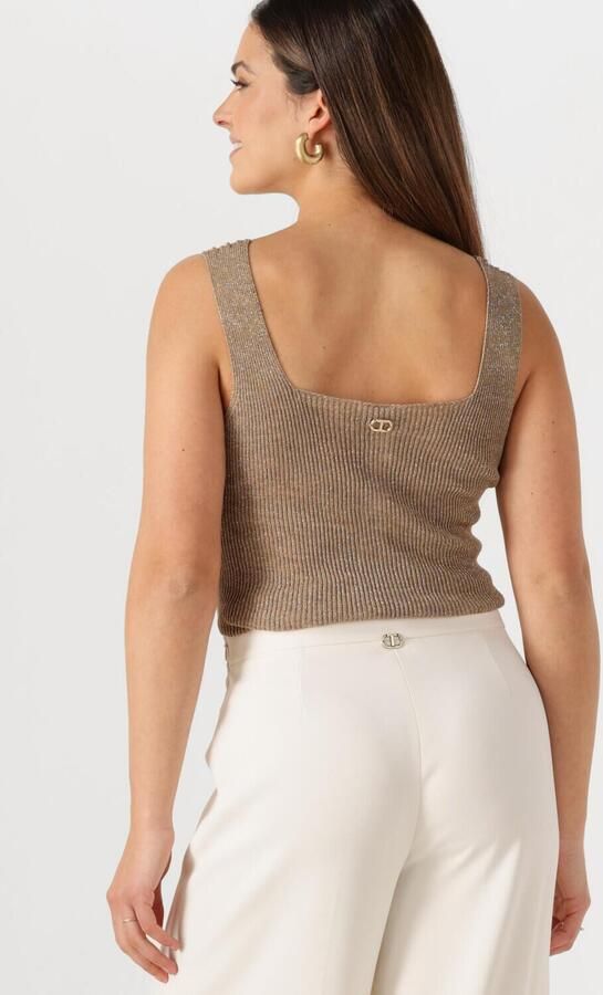TWINSET MILANO Dames Tops & T-shirts 251tt3147 Goud - Foto 3