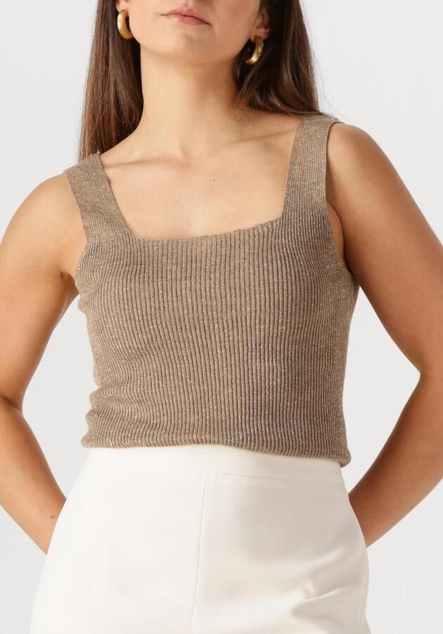 TWINSET MILANO Dames Tops & T-shirts 251tt3147 Goud