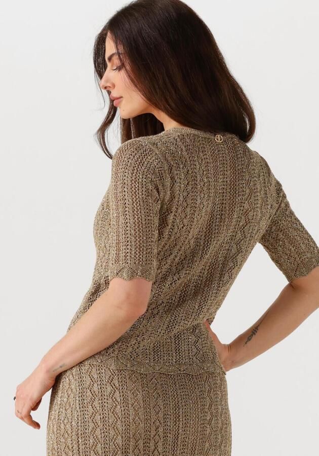 TWINSET MILANO Dames Tops & T-shirts 251tt3194 Goud - Foto 3