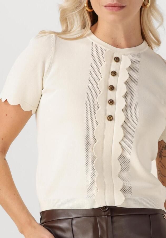 TWINSET MILANO Dames Tops & T-shirts 252tp3203 Creme - Foto 3