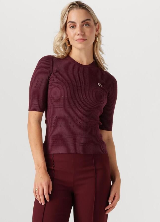 TWINSET MILANO Dames Tops & T-shirts 252tp3240 Bordeaux - Foto 4