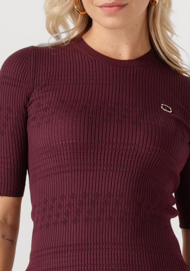 TWINSET MILANO Dames Tops & T-shirts 252tp3240 Bordeaux