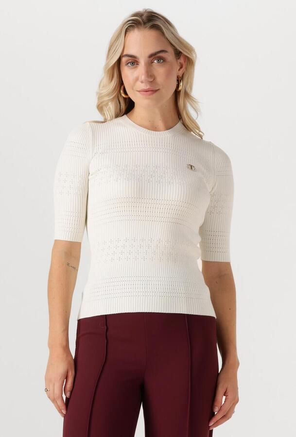 TWINSET MILANO Dames Tops & T-shirts 252tp3240 Gebroken Wit - Foto 4