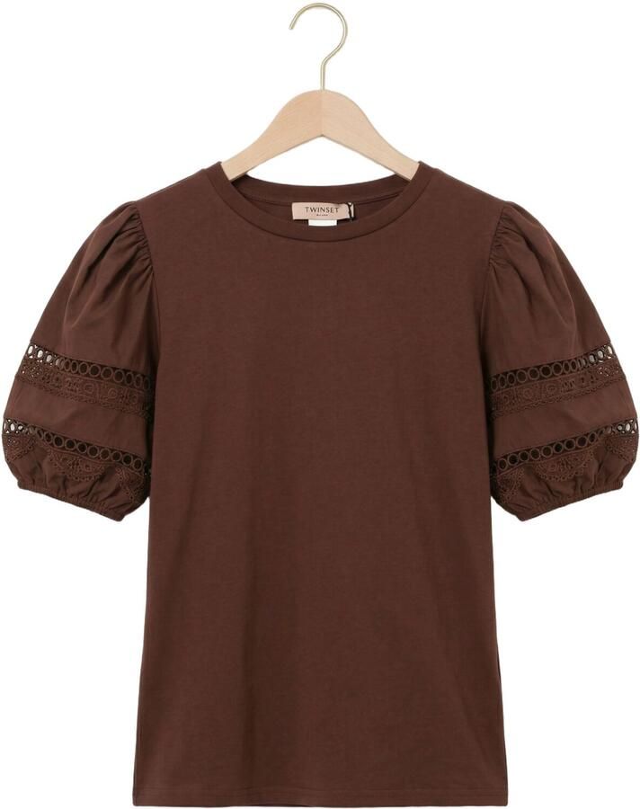 TWINSET MILANO Dames Tops & T-shirts 261tt2260 Bruin - Foto 2