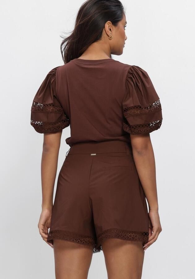 TWINSET MILANO Dames Tops & T-shirts 261tt2260 Bruin - Foto 3