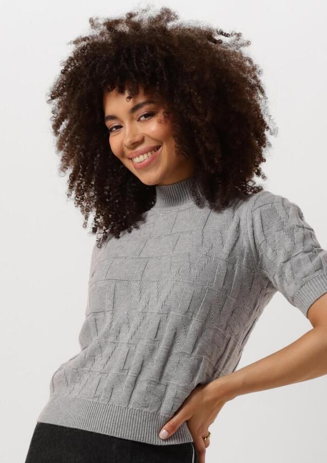 TWINSET MILANO Dames Truien & Vesten 242tp3600 Grijs - Foto 4