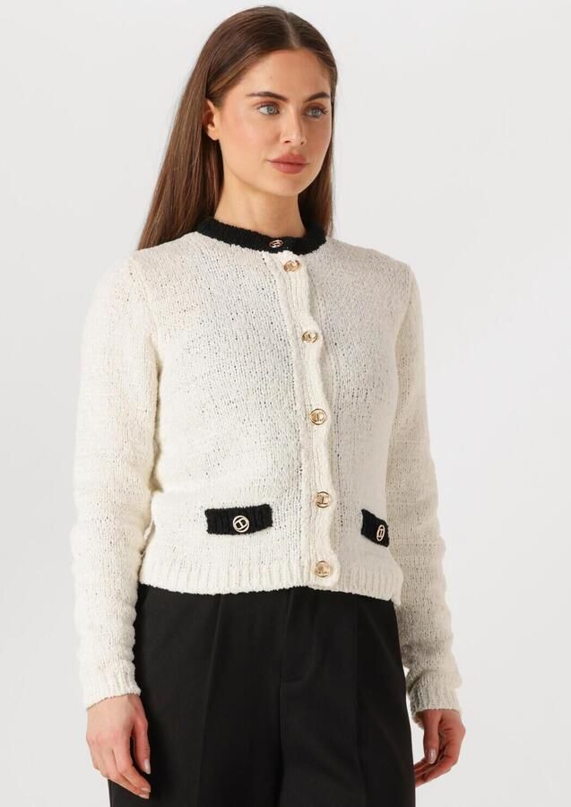 TWINSET MILANO Dames Truien & Vesten 251tp3442 Wit - Foto 4