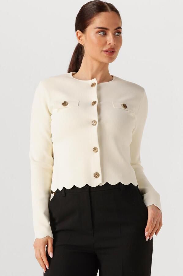 TWINSET MILANO Dames Truien & Vesten 252tp3201 Creme - Foto 4