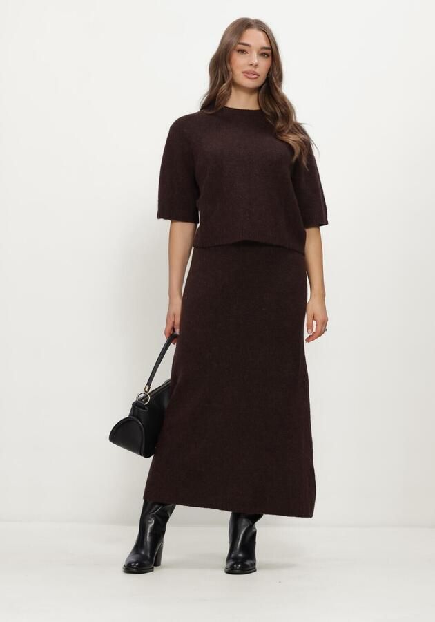 TWIST & TANGO Dames Rokken Israa Knitted Skirt Bruin - Foto 4