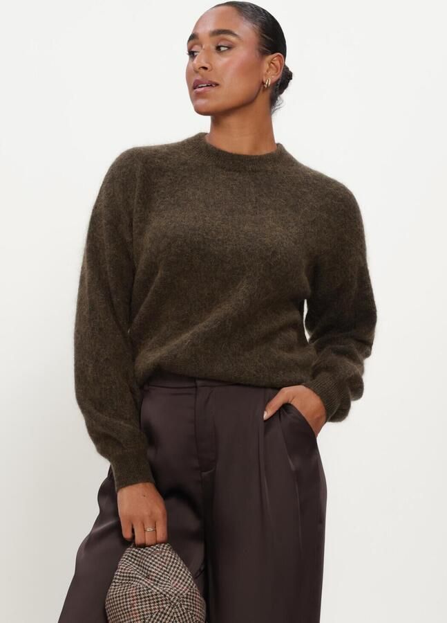 TWNS Dames Truien & Vesten High-neck Pullover Long Sleeves Bruin