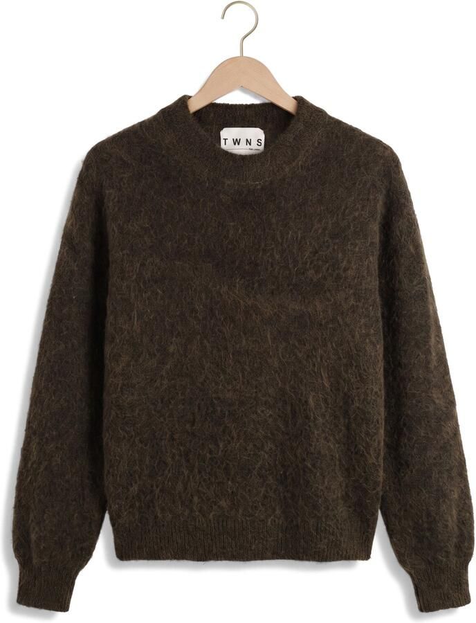 TWNS Dames Truien & Vesten High-neck Pullover Long Sleeves Bruin - Foto 2