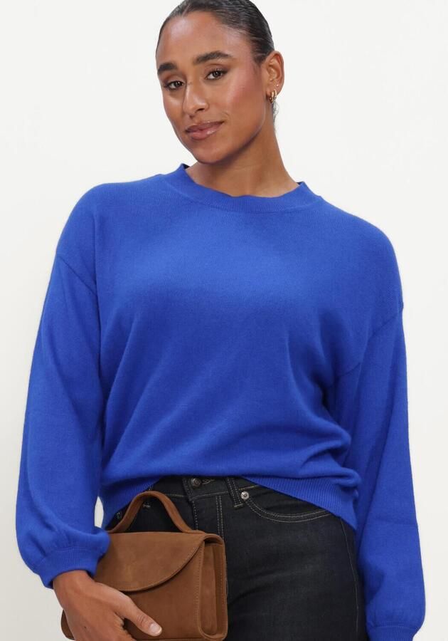 TWNS Dames Truien & Vesten Long Puffed Sleeves Round Neck Jumper Blauw - Foto 3