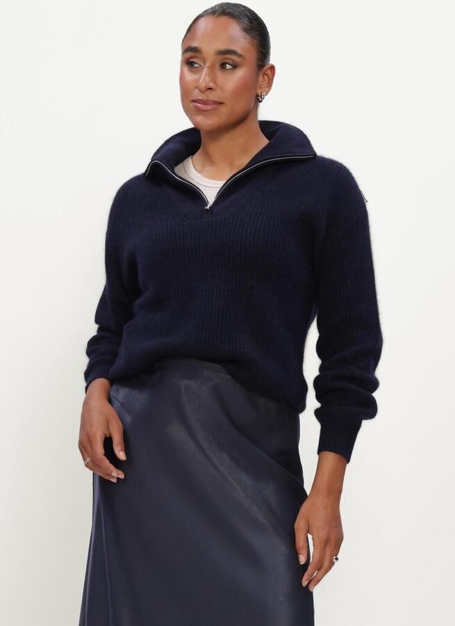 TWNS Dames Truien & Vesten Long-sleeved Trucker-neck Pullover Donkerblauw