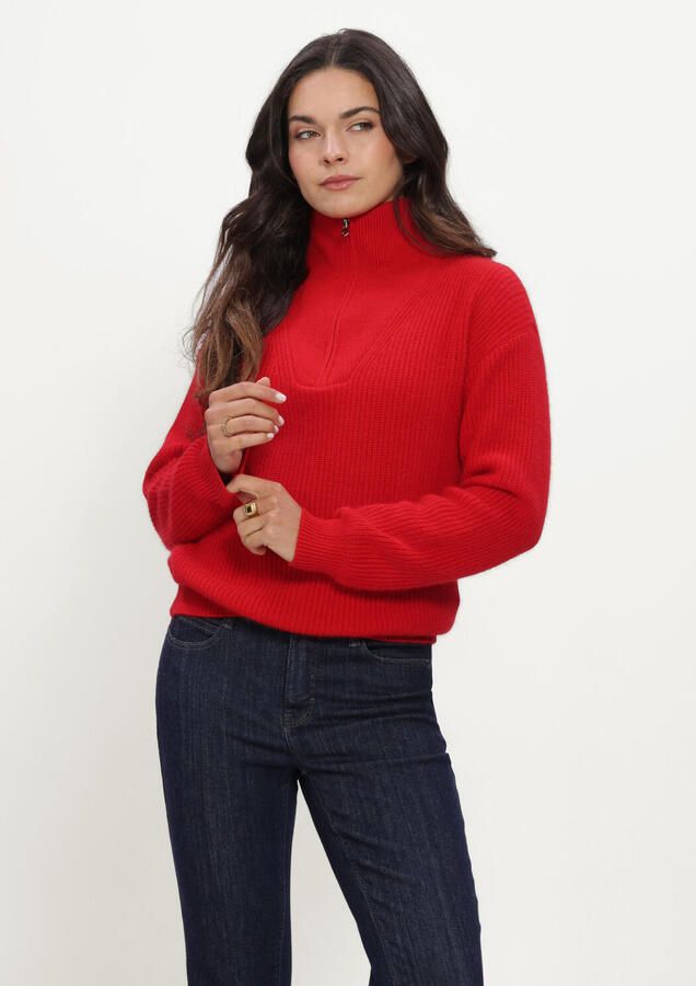 TWNS Dames Truien & Vesten Long-sleeved Trucker-neck Pullover Rood