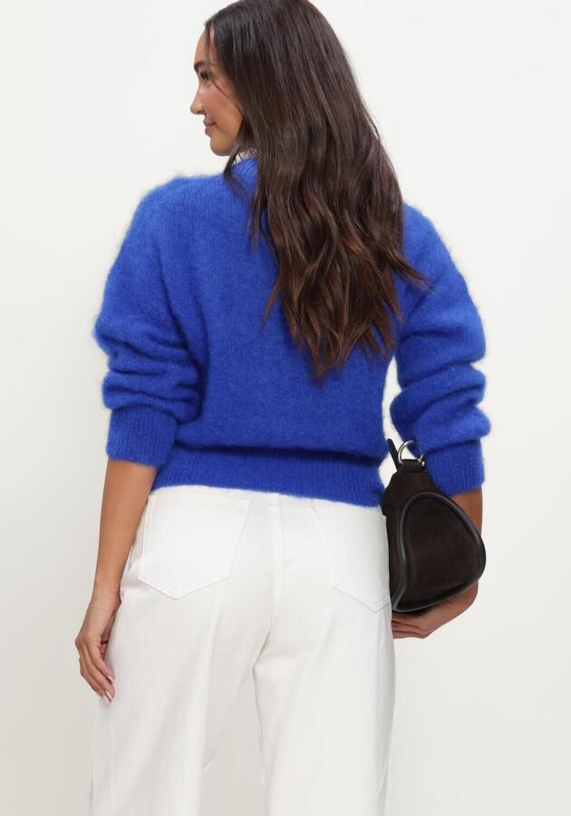 TWNS Dames Truien & Vesten Solid Long-sleeve Round Neck Sweater Blauw - Foto 2