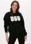UGG Zwarte Sweater W Madeline Fuzzy Logo Crewneck - Thumbnail 1