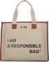 V73 Beige Shopper Responsibility Bis Shopping - Thumbnail 1