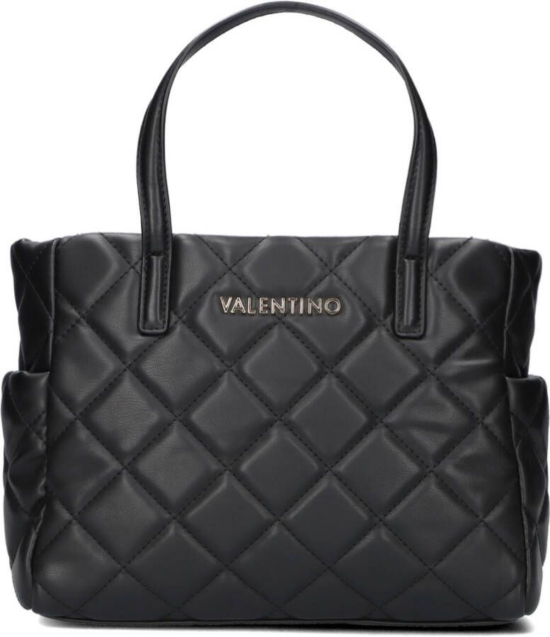 Valentino by Mario Valentino Gewatteerde zwarte handtas met afneembare band Black Dames