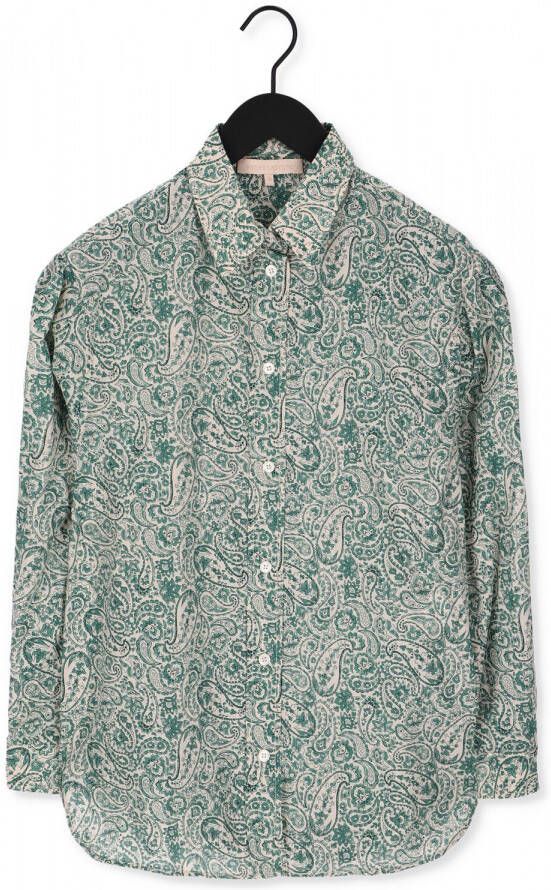 Vanessa Bruno Blouse met paisley print Helianne groen