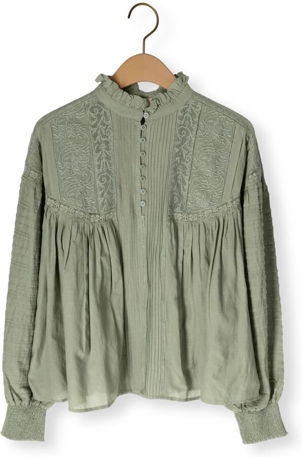 VANESSA BRUNO Dames Blouses Dahlia Groen - Foto 4