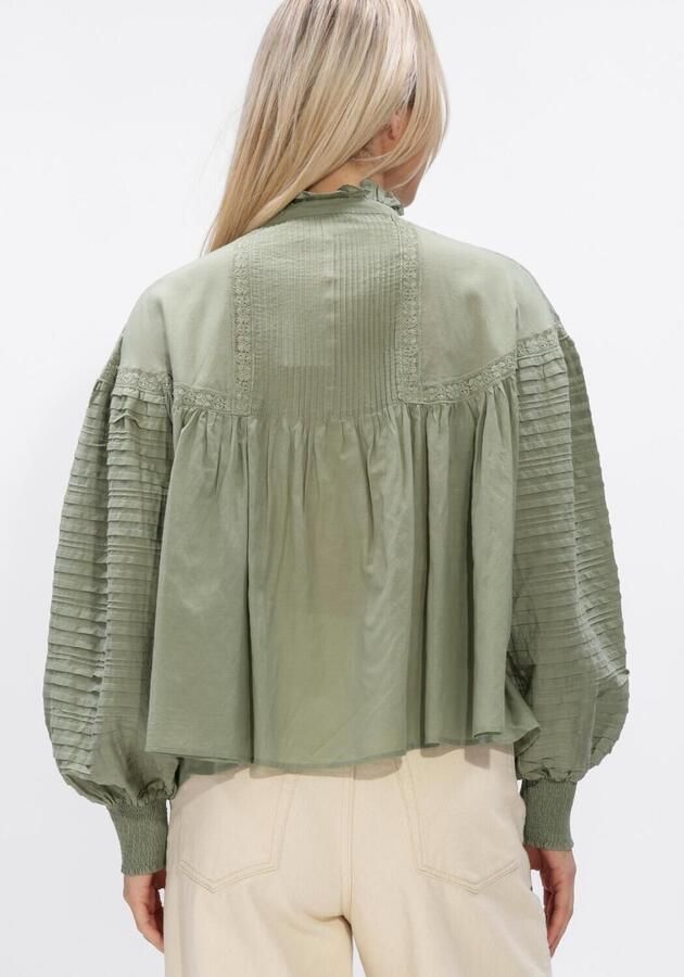 VANESSA BRUNO Dames Blouses Dahlia Groen - Foto 2