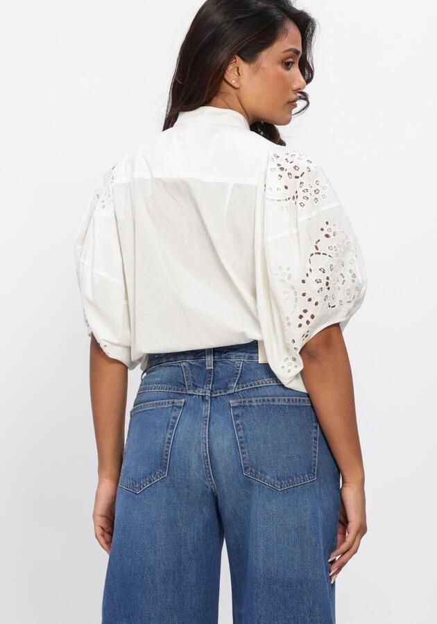 VANESSA BRUNO Dames Blouses Felicie Wit - Foto 4