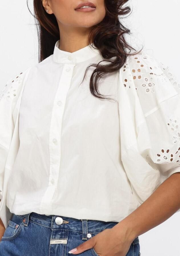 VANESSA BRUNO Dames Blouses Felicie Wit - Foto 3