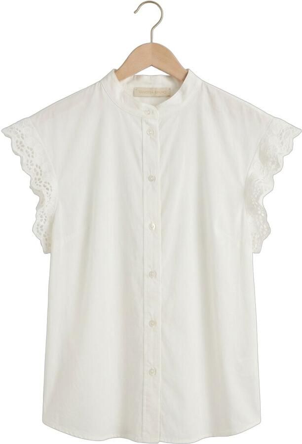 VANESSA BRUNO Dames Blouses Gifty Wit - Foto 4
