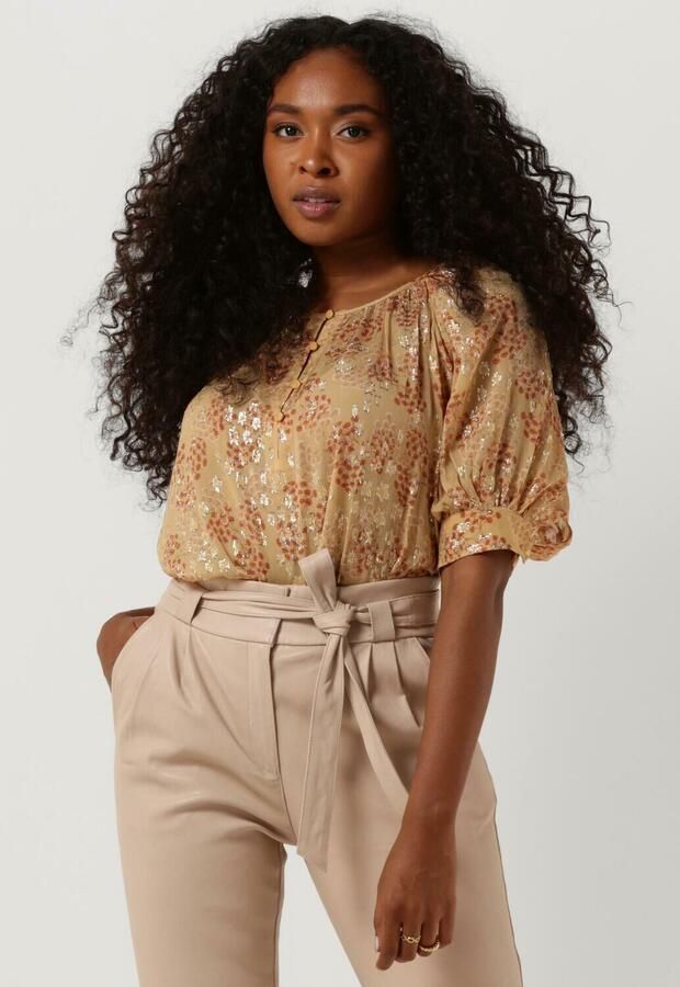 VANESSA BRUNO Dames Blouses Seban Blouse Geel - Foto 4