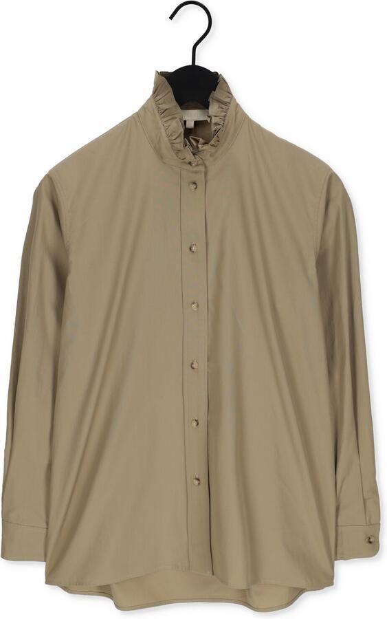 VANESSA BRUNO Dames Blouses Sydney Blouse Khaki - Foto 4