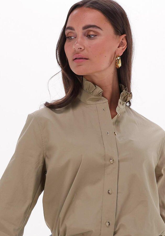 VANESSA BRUNO Dames Blouses Sydney Blouse Khaki - Foto 3
