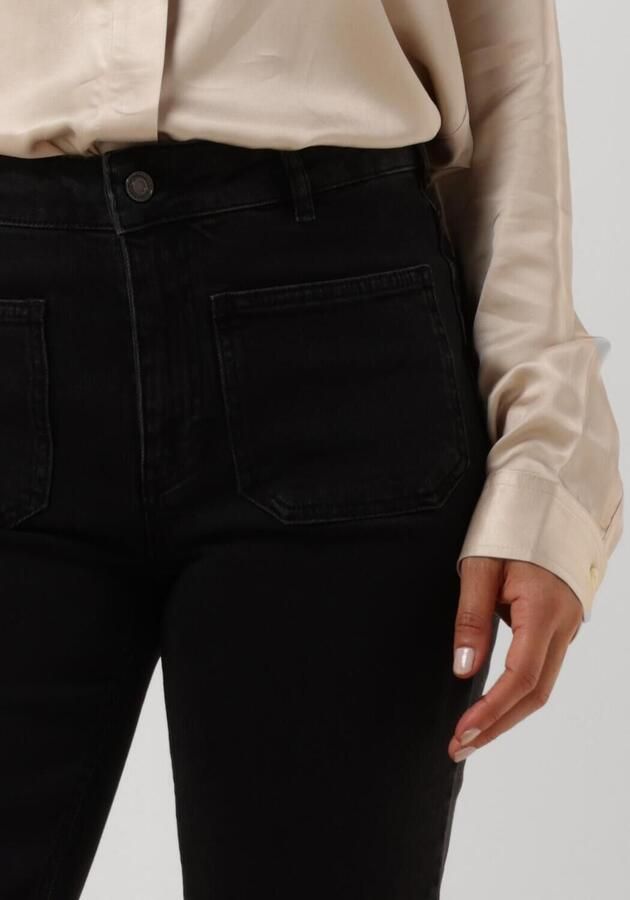 Vanessa Bruno Hoge taille zwarte denimflared broek Black Dames - Foto 2
