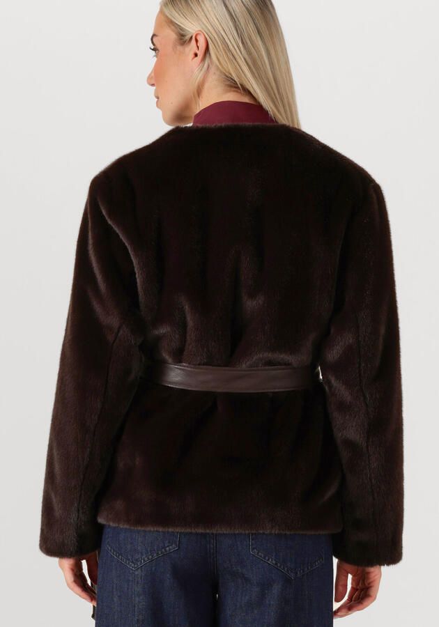 VANESSA BRUNO Dames Jassen Fabu Blouson Ml Bruin