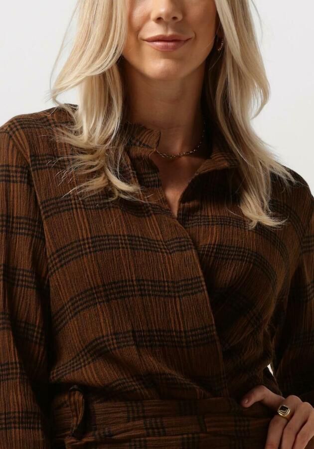 Vanessa Bruno Bruine Mini Jurk Blandine Brown Dames - Foto 2